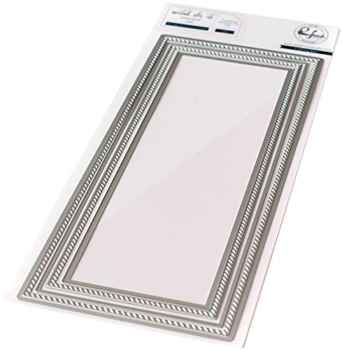 PINKFRESH STUDIO PINKFRESH DIE DIAG RECT  Slim Diagonal Stitched Rectangles