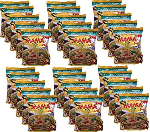 MAMA Oriental Style Instant Noodles - Pork Flavor 2-12 oz - 60g 30 Packs