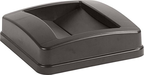 Carlisle 34352569 Centurian Polyethylene Swing Top Lid  15-09 x 15-09 x 4-37   Brown Case of 4