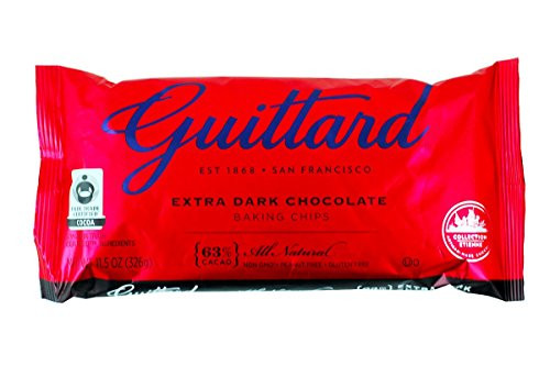 E Guittard 63  Extra Dark Chocolate Chip  11-5-Ounce Pack of 4