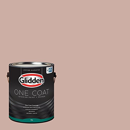 Glidden Interior Paint  Primer  Pink-Velveteen Crush  One Coat  Flat  1-Gallon