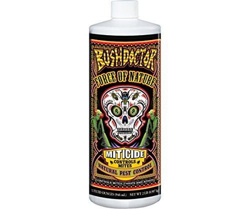 Fox Farm BushDoctor Force Of Nature Mitcide Controls Mites Quart Foxfarm