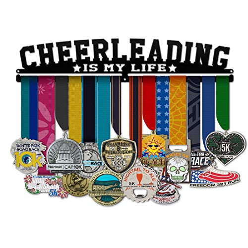 Believe Train Cheerleading is My Life - Cheerleading Medal Hanger