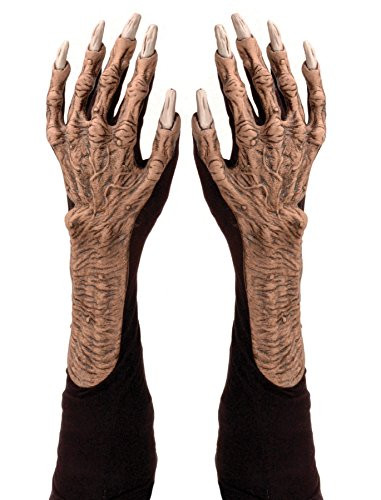Zagone Studios G1001 Adult Monster Hands  Brown-Beige  One Size