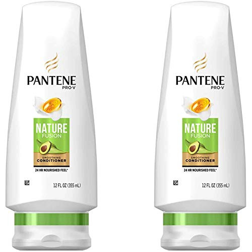 Pantene Nature Fusion Smoothing Conditioner With Avocado Oil  12 oz Pack of 2