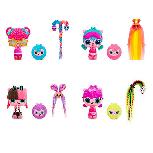 Pop Pop Hair Surprise 4-Pack  3-in-1 POP Pets with Long  Brushable Hair Styles May Vary