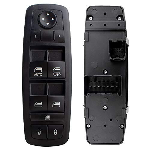 BOXI Front Driver Side Power Master Window Switch Fits for 2009 2010 2011 2012 Dodge Ram 1500 2500 3500 Replace   4602863AD 4602863AB 4602863AC
