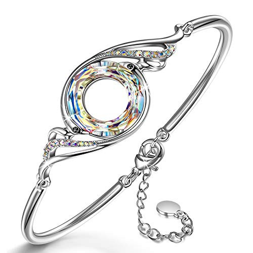 Kate Lynn Bracelets for Girls Christmas Gifts for Women Phoenix Bangle Bracelet Crystals from Swarovski Jewelry for Women Birthday Gifts for Wife Christmas Present for Mom from Daughter