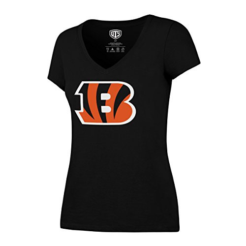 OTS NFL Cincinnati Bengals Women s Rival V-Neck Tee Logo Small OTS NFL Cincinnati Bengals Women s Rival V-Neck Tee Logo Small