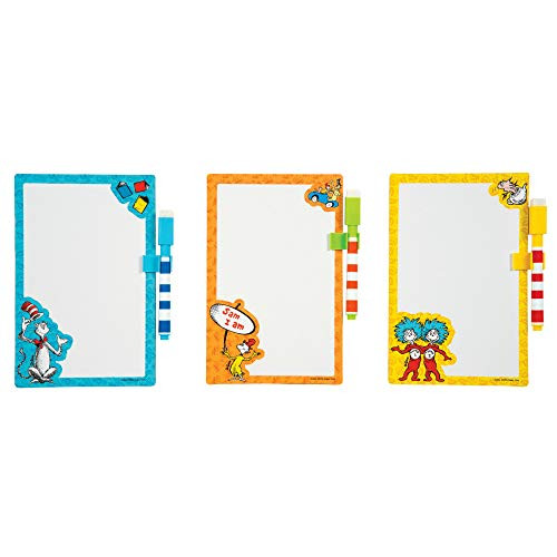 Dr Seuss White Board with Dry Erase Marker 24-Box