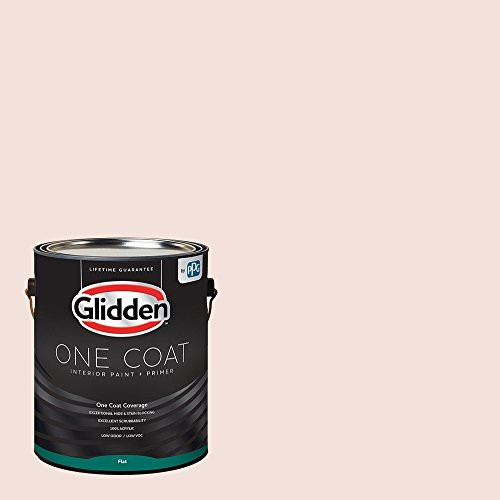 Glidden Interior Paint  Primer  Pink-Brandy Alexander  One Coat  Flat  1-Gallon