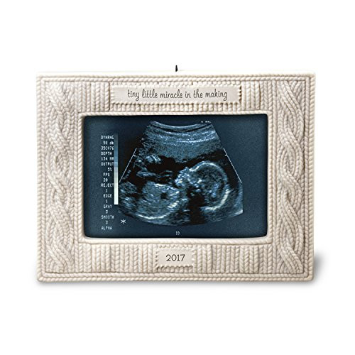Hallmark Keepsake 2017 Miracle in the Making Sonogram Photo Holder Porcelain Dated Christmas Ornament Hallmark Keepsake 2017 Miracle in the Making Sonogram Photo Holder Porcelain Dated Christmas Ornament