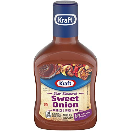 Kraft Sweet Onion BBQ Sauce   Dip 18 oz Bottles  Pack of 12
