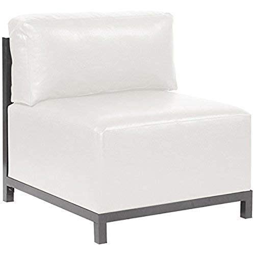 Howard Elliott Replacement Slipcover Exclusively Made for Howard Elliott Axis Corner Chair  100  Polyurethane Fabric Axis Chair Not Included  Avanti White