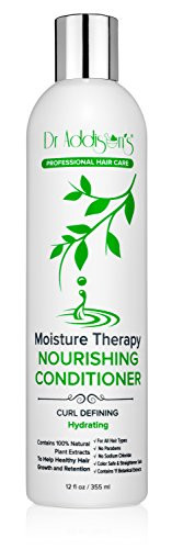 Deep Conditioner- Professional Moisturizing Hair Conditioner by Dr- Addison   A Hair Thickening Conditioner For Curly  Damaged   All Natural Hair Types   Color Safe   Men   Women   No Paraben-12 fl oz