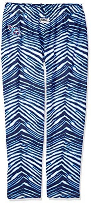 Zubaz NFL Tennessee Titans Mens Classic Zebra Printed Athletic Lounge Pants Navy-Light Blue Medium Zubaz NFL Tennessee Titans Mens Classic Zebra Printed Athletic Lounge Pants Navy-Light Blue Medium