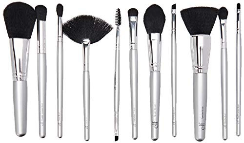 E-L-F- E L F Silver 11 Piece Brush Collection 1 Set
