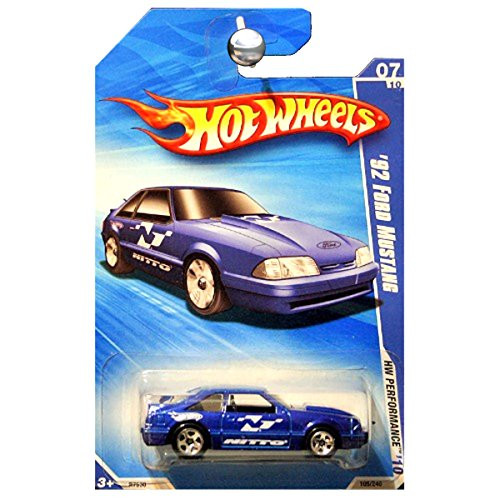 Hot Wheels HW Performance 1992 92 Ford Mustang Fox Body Nitto in Blue KMART EXCLUSIVE Hot Wheels HW Performance 1992 92 Ford Mustang Fox Body Nitto in Blue KMART EXCLUSIVE