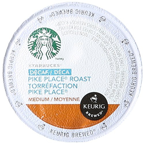 Starbucks Decaf Pike Place Roast K Cups, 24 Count (Pack of 2)
