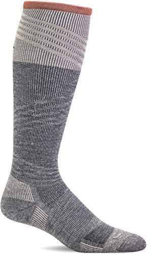 Sockwell Men s Summit II OTC Firm Compression Sock  Grey - M-L