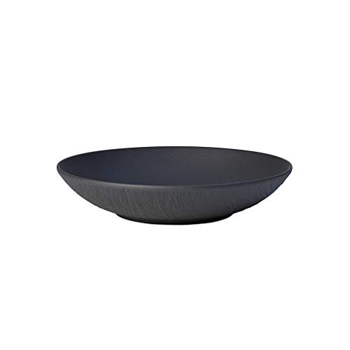 Villeroy Boch Manufacture Rock Pasta Bowl 9-5 in Premium Porcelain Gray Villeroy Boch Manufacture Rock Pasta Bowl 9-5 in Premium Porcelain Gray