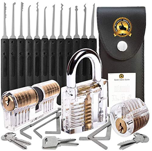 Professional 17-Piece Set Training Kit 3 Lock Black