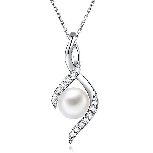 Pearl Pendant Necklace Freshwater Cultured Pearl Necklace Sterling Silver Necklace For Women Jewelry For Women Necklace Birthday Gifts For Wife Pearl Pendant Necklace Freshwater Cultured Pearl Necklace Sterling Silver Necklace For Women Jewelry For Women Necklace Birthday Gifts For Wife