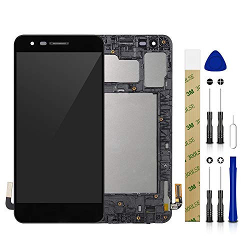 for MetroPCS LG Aristo 2 LM-X210MA LCD Screen Display Assembly Touch Screen Digitizer Panel Glass Replacement Tool with Frame