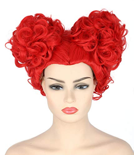 Topcosplay Women s Wig Red Short Curly Cosplay Halloween Costume Wigs Red