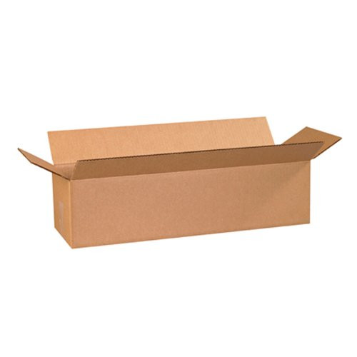 Aviditi 2486 Long Corrugated Cardboard Box 24  L x 8  W x 6  H  Kraft  for Shipping  Packing and Moving Pack of 25