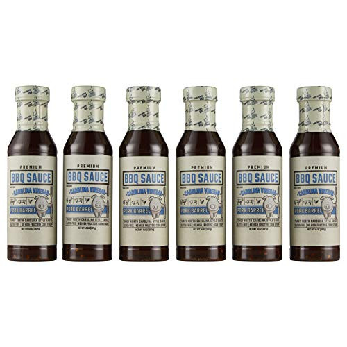 Pork Barrel Carolina Vinegar BBQ Sauce - Pork Barrel BBQ Sauce Spice Seasoning Rub Gift Packs