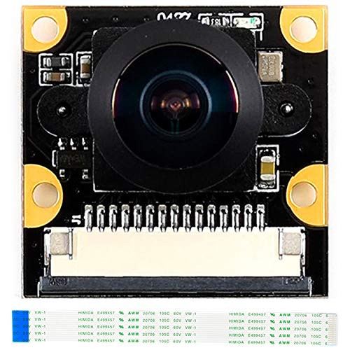 8MP IMX219-160 Camera Compatible with NVIDIA Jetson Nano and Raspberry Pi Compute Module 3-3 8 Megapixels Camera Module IMX219 Sensor 3280×2464 Resolution 160 Degree FOV