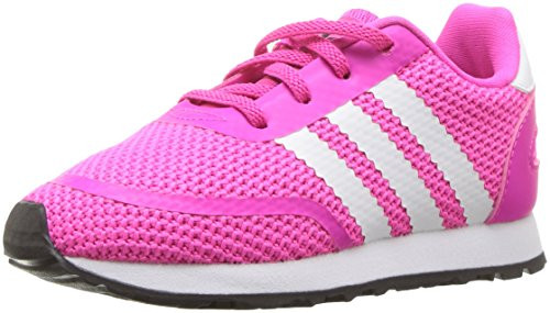 adidas Originals Baby N-5923 El I Running Shoe  Shock Pink-White-Black  7K M US Toddler