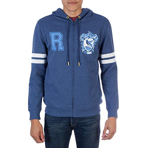 Harry Potter Ravenclaw Zip-up Hoodie Sweatshirt-X-Large