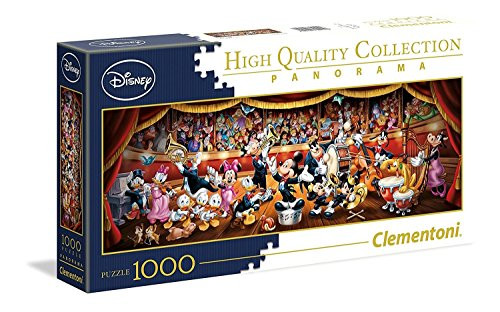 Clementoni 39445 Disney Panorama Collection Clementoni-39445-Disney Orchestra-1000 Pieces  Multi-Colour