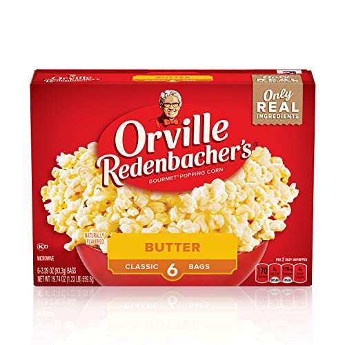 Orville Redenbacher s Butter Popcorn  3-29 Ounce Classic Bag  Gluten Free  36 bags 6-Count  Pack of 6