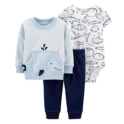 Carter s 3-Piece Whale Little Jacket Set 9 Months
