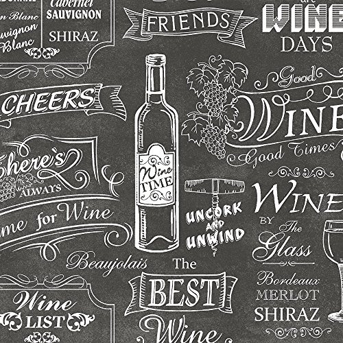 Norwall CK36631 Chalkboard Bolt Wallpaper