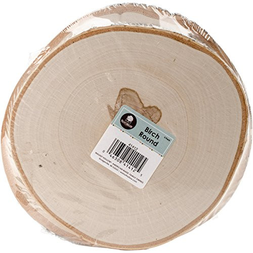 Walnut Hollow 3-Pack Large Birch Round for Home Decorating   Rustic Weddings