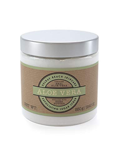 Delray Beach Skincare - Exfoliating Luxury Sugar Scrub - SLES   Paraben Free Aloe Vera - 550 g - 19-40 oz