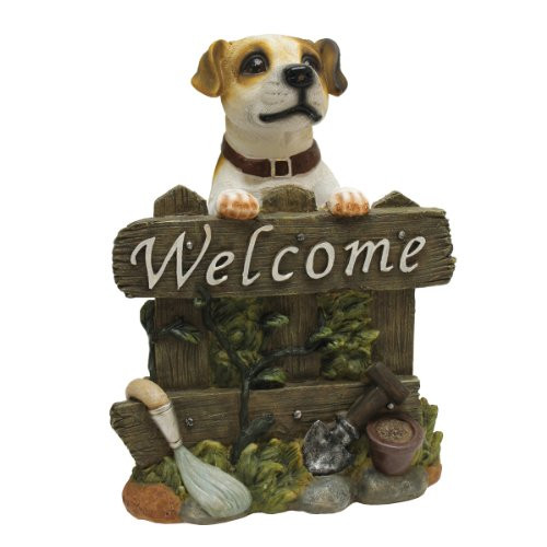 Design Toscano Jack Russell Terrier Dog Welcome Statue Design Toscano Jack Russell Terrier Dog Welcome Statue