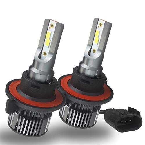 MOSNOKT 9008 H13 LED Headlight Bulb Dual Hi-Lo Beam Xenon White 6000K Pack of 2