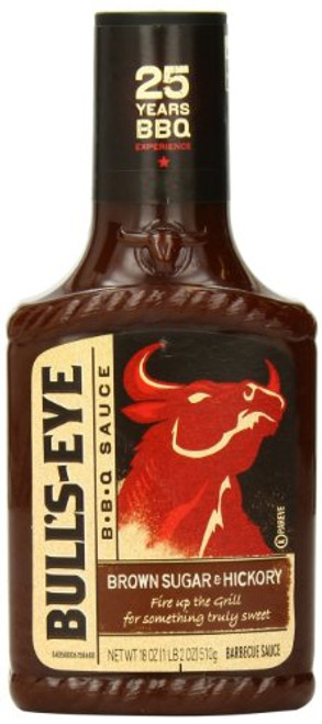 Bulls EyeBrown Sugar   Hickory Barbeque Sauce 18oz Bottles  Pack of 12