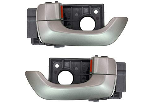 PT Auto Warehouse KI-2203G-DP - Interior Inner Inside Door Handle  Gray - Left-Right Pair