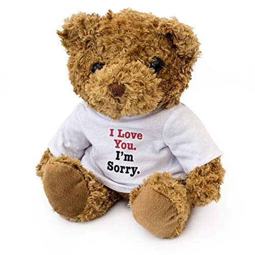 New - I Love You  I m Sorry - Teddy Bear - Cute Cuddly Soft - Gift Present Apology