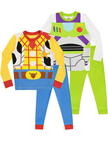 Disney Boys  Toy Story Pajamas 2 Pack Size 5 Multicolored