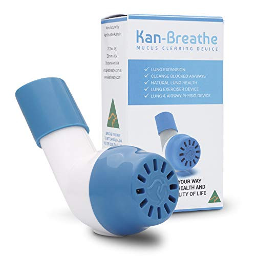 Kan-Breathe Heading Mucus Clearing Device - Lung Expansion - Cleanse Blocked Airways - Natural Lung Health- Drug Free Therapy - Lung Exerciser