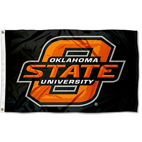 College Flags Banners Co- Oklahoma State Cowboys Black Flag College Flags Banners Co- Oklahoma State Cowboys Black Flag