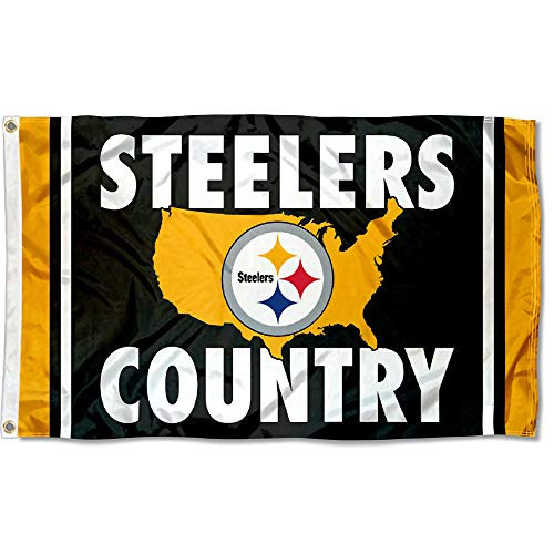WinCraft Pittsburgh Steelers Country Nation Flag WinCraft Pittsburgh Steelers Country Nation Flag