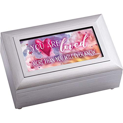 Cottage Garden You are Loved Woodgrain Rope Trim Petite Music Box Plays You Light Up My Life Cottage Garden You are Loved Woodgrain Rope Trim Petite Music Box Plays You Light Up My Life
